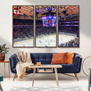 Madison New York Rangers Hockey Stadium Wall Art Canvas