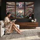 United Center Chicago Bulls Stadium Wall Art Canvas Print