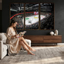 Vaudoise Lausanne Ice Hockey Arena Stadium Wall Art Canvas,