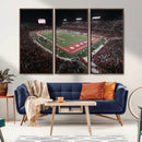 Houston Cougars Football Team Print - Houston TDECU Stadium