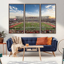 Framed Houston Cougars Football Team Print - Houston TDECU by MyGreatCanvas | Canvas Wall Art Prints | Photo Prints & Wall Decor
