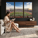Framed Houston Cougars Football Team Print - Houston TDECU