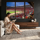 Wisconsin Badgers Football Team Print - Madison Camp Randall