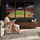 Wisconsin Badgers Football Team Print Canvas- Madison Camp
