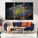 University of North Texas Mean Green Football Artwork,
