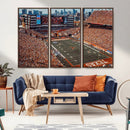University of Texas Longhorns Football Team Print - Austin by MyGreatCanvas | Canvas Wall Art Prints | Photo Prints & Wall Decor