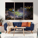 Duke University Blue Devils Football Print Canvas - Durham