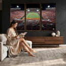 Oklahoma State Cowboys Canvas Print, Football Team Print -