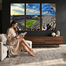 Framed USF Bulls Football Team Print - Tampa Raymond James
