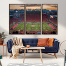 Framed Arizona Wildcats Football Team Print - Tucson Arizona by MyGreatCanvas | Canvas Wall Art Prints | Photo Prints & Wall Decor