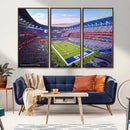 Buffalo Bills Football Team Print Canvas - Buffalo Highmark by MyGreatCanvas | Canvas Wall Art Prints | Photo Prints & Wall Decor