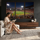 Clemson University Tigers Art Print, Football Team Print -