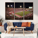 Indiana University Hoosiers Football Team Print Canvas