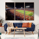Iowa State University Cyclones Canvas Print, Football Team