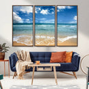 Sea View From the Beach Canvas Print