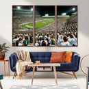 Michigan State Spartans Football Canvas Print - East Lansing by MyGreatCanvas | Canvas Wall Art Prints | Photo Prints & Wall Decor