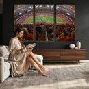 Syracuse University Orange Football Canvas Print, Football