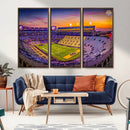 The Louisiana State University Tigers Football Team Print - by MyGreatCanvas | Canvas Wall Art Prints | Photo Prints & Wall Decor