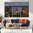 The Louisiana State University Tigers Football Team Print -