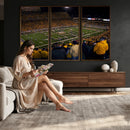West Virginia Uni Mountaineers Football Team Print - Milan
