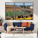 Puskar Stadium Canvas Print Wall Art - Morgantown Print -