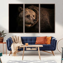 Wild Grizzly 399 Bear Canvas Wall Art Print, Bear Animal by MyGreatCanvas | Canvas Wall Art Prints | Photo Prints & Wall Decor