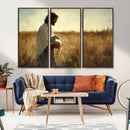 Jesus the Good Shepherd Wall Art Canvas Print -