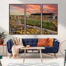 University of Wyoming Cowboys Football Team Print - Laramie by MyGreatCanvas | Canvas Wall Art Prints | Photo Prints & Wall Decor
