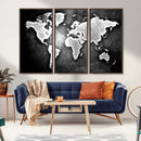 World Map Wall Art Canvas Print – Framed Wall Art for by MyGreatCanvas | Canvas Wall Art Prints | Photo Prints & Wall Decor