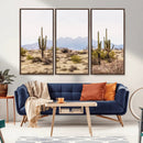 Desert Cactus Canvas Wall Art – Serene Southwestern Arizona by MyGreatCanvas | Canvas Wall Art Prints | Photo Prints & Wall Decor