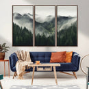 Misty Forest Canvas Print Wall Art Premium Canvas Print a