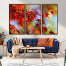Red Leaves Autumn Forest Wall Art Canvas, Red Leaves Autumn by MyGreatCanvas | Canvas Wall Art Prints | Photo Prints & Wall Decor