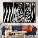 Zebra Wall Art – Zebra Close Up Wall Art – Framed Black by MyGreatCanvas | Canvas Wall Art Prints | Photo Prints & Wall Decor