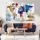 World Map Canvas Print – Framed Travel Map Wall Art for by MyGreatCanvas | Canvas Wall Art Prints | Photo Prints & Wall Decor