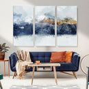 Abstract Mountain Range Art Canvas Print | 3 Panel by MyGreatCanvas | Canvas Wall Art Prints | Photo Prints & Wall Decor