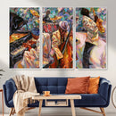 African American Jazz Art Music Abstract Wall Art Painting by MyGreatCanvas | Canvas Wall Art Prints | Photo Prints & Wall Decor