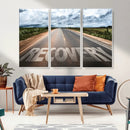 Recovery Road Wall Art Canvas Print