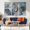 Multipanel Marble Fluid Effect Wall Art Abstract Canvas Wall