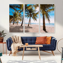 Palm Beach Tropical Island Wall Art Canvas Print by MyGreatCanvas | Canvas Wall Art Prints | Photo Prints & Wall Decor