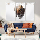 Bison Winter Wall Art Canvas Print For Farmhouse Decor by MyGreatCanvas | Canvas Wall Art Prints | Photo Prints & Wall Decor