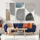Canvas Print Wall Art Abstract Art Boho, Framed Boho Decor