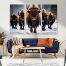 Buffalo Wall Art Canvas Print, American Bison Herd Wall Art by MyGreatCanvas | Canvas Wall Art Prints | Photo Prints & Wall Decor