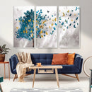 Tree Butterfly Abstract Tree and Butterfly Wall Art Canvas