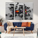 RedBull Formula 1 Canvas Wall Art Print