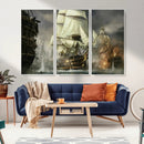 Pirate Ship War Wall Art Canvas Print by MyGreatCanvas | Canvas Wall Art Prints | Photo Prints & Wall Decor