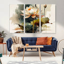 Lotus Flower Watercolor Canvas Print – A Symbol of Serenity by MyGreatCanvas | Canvas Wall Art Prints | Photo Prints & Wall Decor