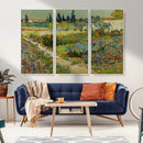 Vincent van Gogh Garden at Arles Wall Art Canvas Print