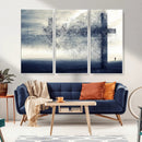 Jesus and the Fading Cross Wall Art Print – Symbol of Faith, by MyGreatCanvas | Canvas Wall Art Prints | Photo Prints & Wall Decor