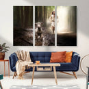 Jesus Canvas Wall Art - Jesus Running After Lost Lamb, by MyGreatCanvas | Canvas Wall Art Prints | Photo Prints & Wall Decor