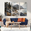 Serene Coastal View of Acadia National Park - Stunning